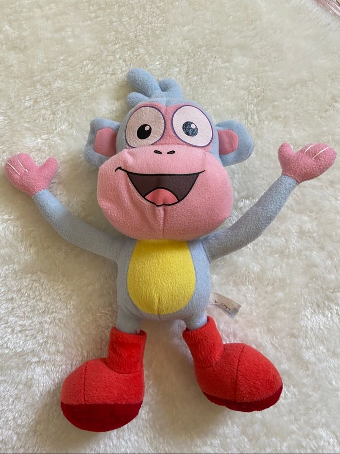 Lot de 2 peluches - Dora l’exploratrice et Babouche - photo numéro 4