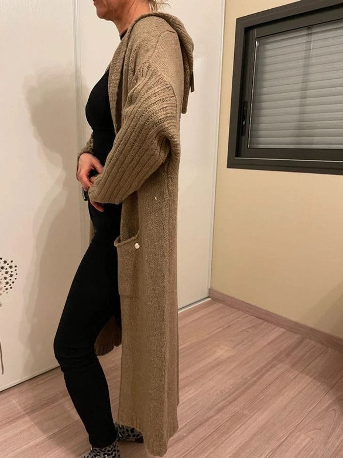 Cardigan long tendance chaud - photo numéro 4