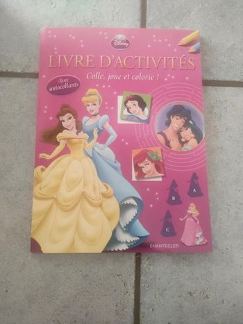 Livre d'activités princesses disney