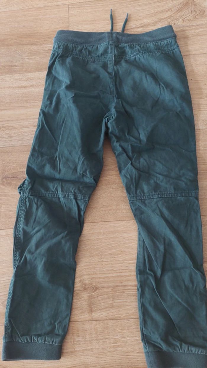 Pantalon type jogging vert - photo numéro 2