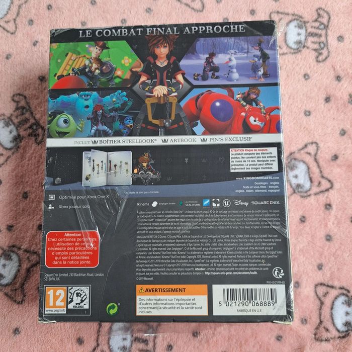 Jeu xbox one coffret édition deluxe kingdown hearts 3 neuf - photo numéro 3