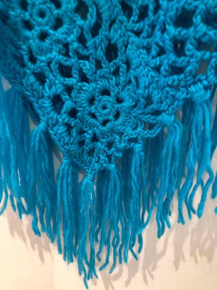 Poncho bleu 34/36 - photo numéro 2