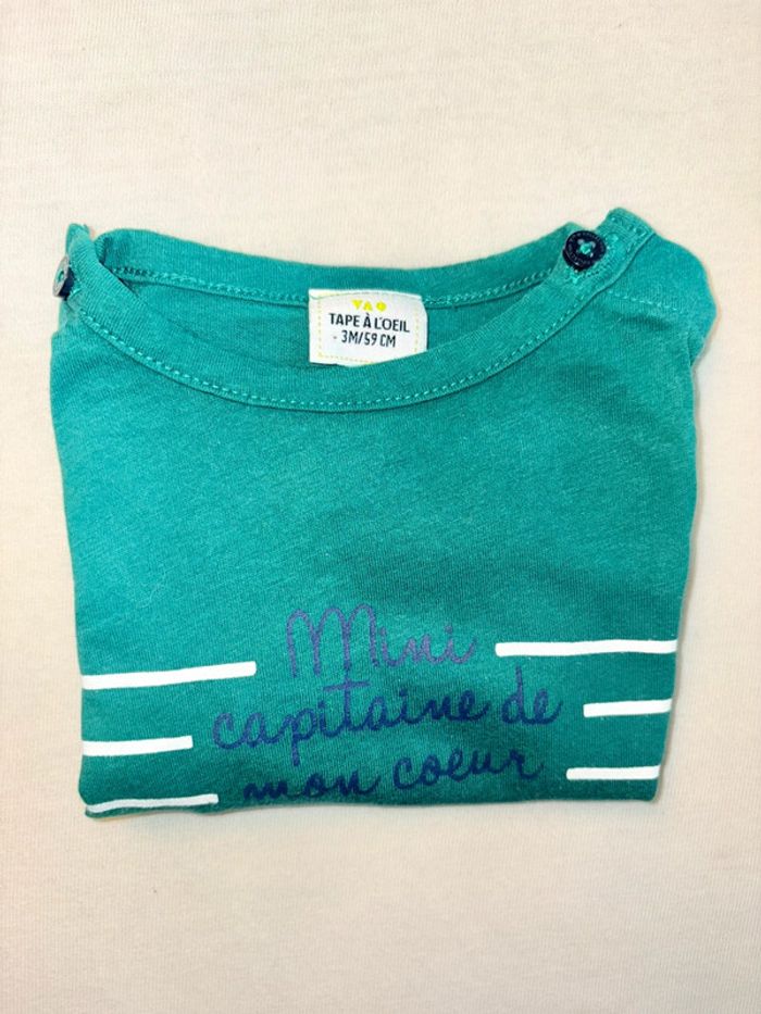 T-shirt manche longue 3 mois