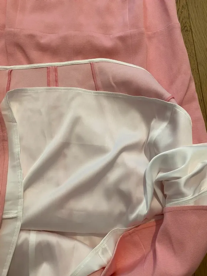 Robe rose sans manches Paule Ka taille 38 neuve - photo numéro 6