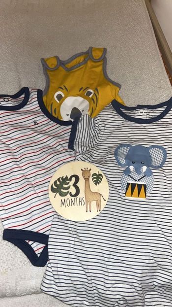 Lots de 3 bodies obaibi