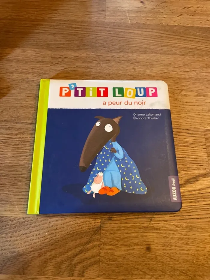 Livre P’tit Loup a peur du noir