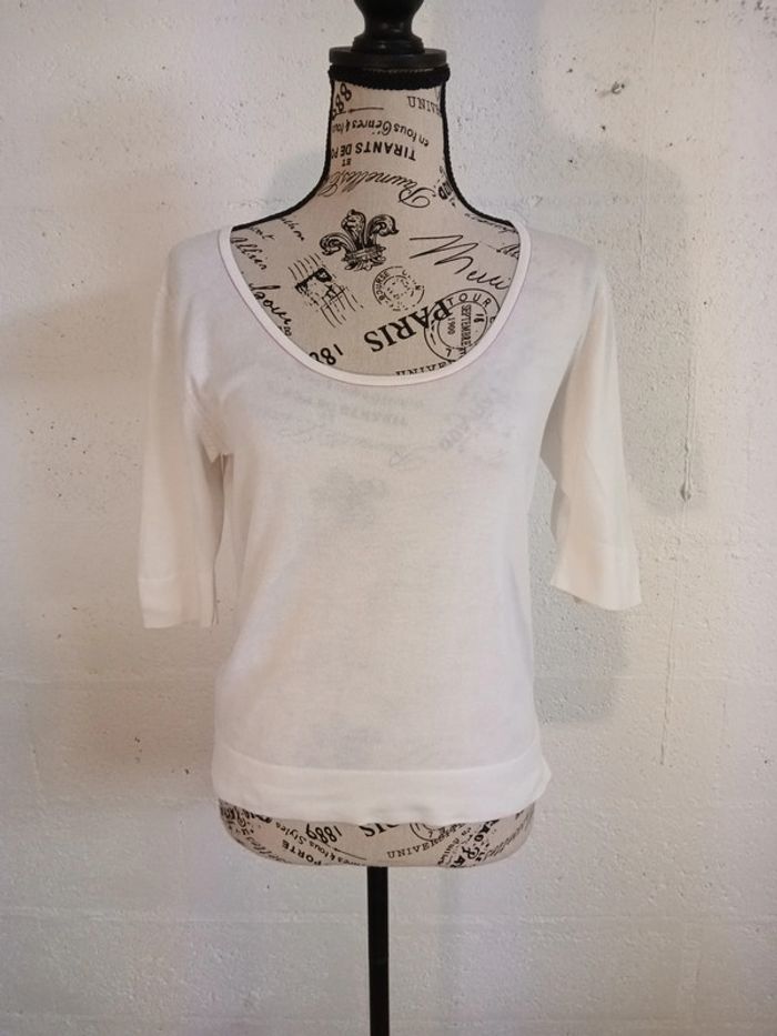 pull blanc Cacharel M