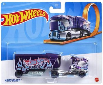 HOT WHEELS CAMION TRACK STARS AERO BLAST VIOLET BFM60