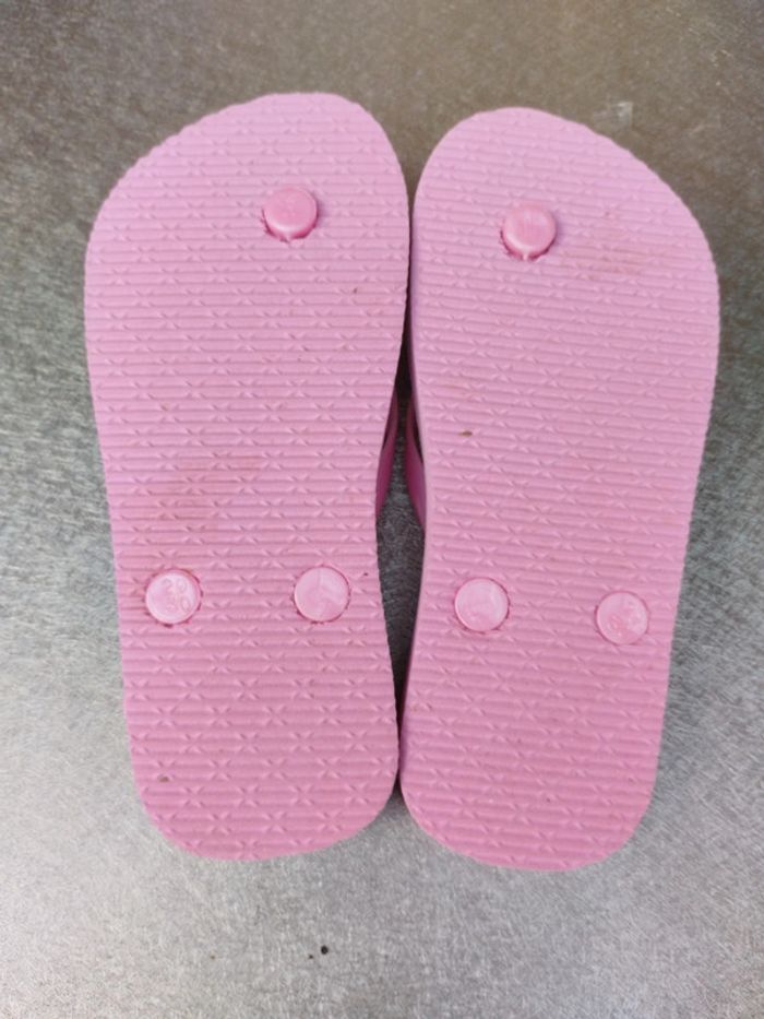 Tong fille pointure 29 -30 rose - photo numéro 3