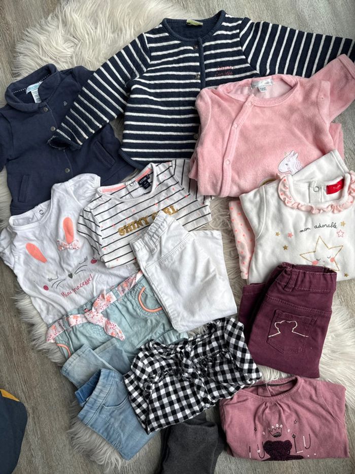 Lot de vêtements fille 6 mois - photo numéro 2