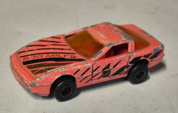 Majorette Chevrolet Corvette n°215 – 1/57 – 500 Miles voiture miniature vintage made in France