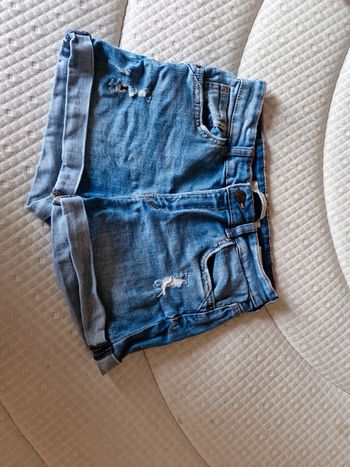 Short en jean fille bershka taille 34