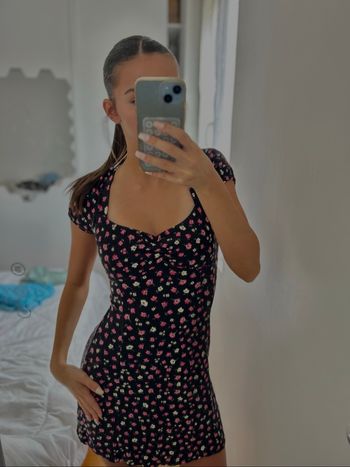 Robe dos nue croisé