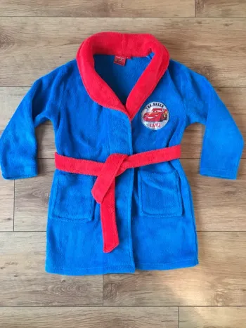 Peignoir polaire Cars, Disney Pixar, 4 ans.