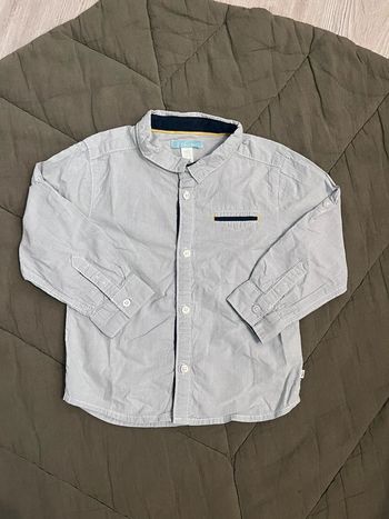 Chemise rayée bleu Obaïbi