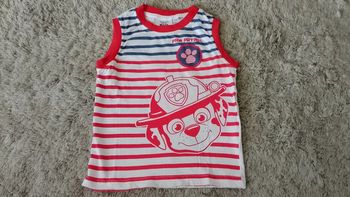 Débardeur Pat Patrouille taille 4 ans