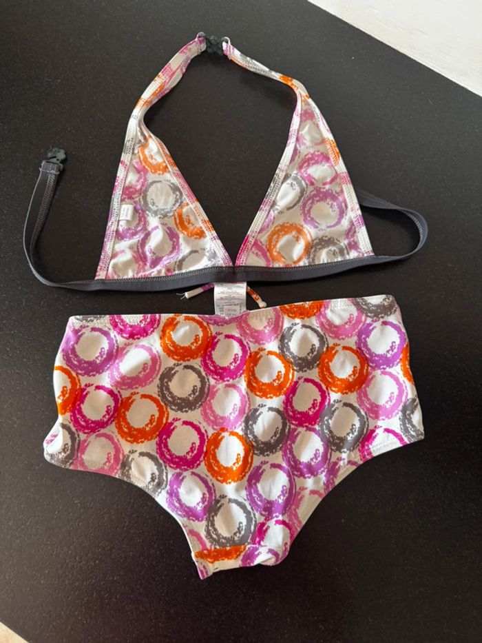 Bikini orchestra rose,orange et gris 12 ans - photo numéro 2