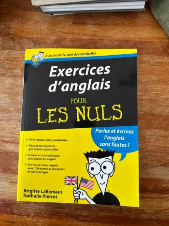 Livre exercice d’anglais pour les nuls