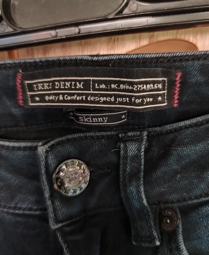 Jean skinny bicolore T 36 Ikks - photo numéro 9