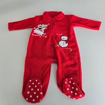 Surpyjama de Noël en polaire