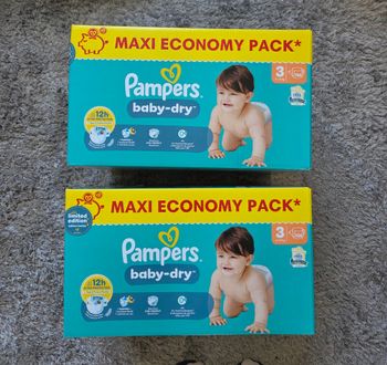 Couche pampers pamper baby dry méga pack maci économie économy pas chere harmonie pant
