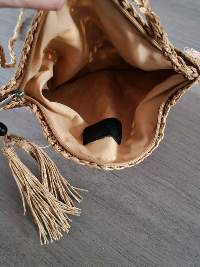 Sac a bandouliere boheme a pompons - photo numéro 4