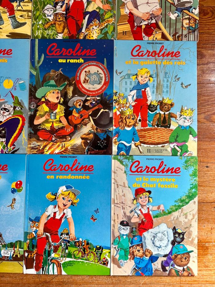 Lot de 9 livres albums bd Caroline complètes Pierre Probst Hachette vintage - photo numéro 2