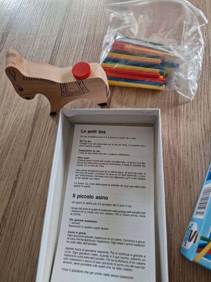 Jeu le petit bourriquot / Le petit âne / Jeu d'adresse - photo numéro 2