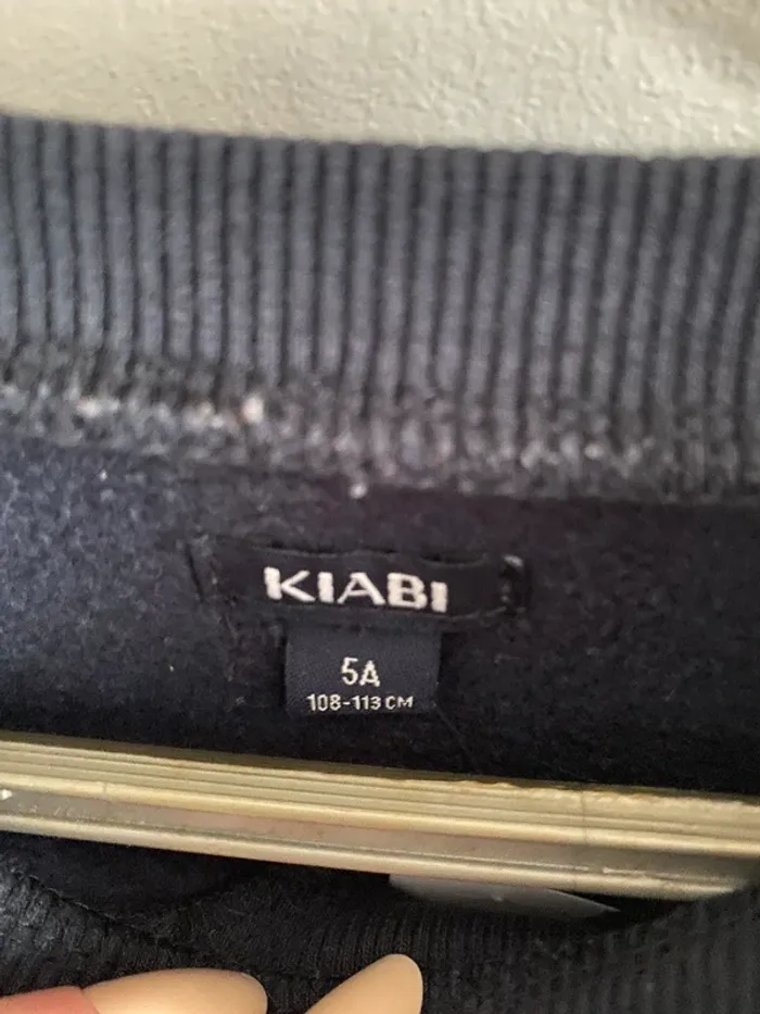 Sweat kiabi marine orange - photo numéro 6