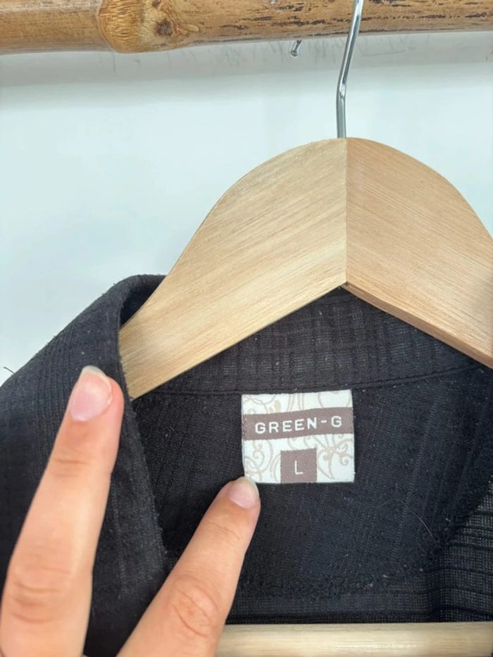 Chemisette à carreaux taille L - photo numéro 2