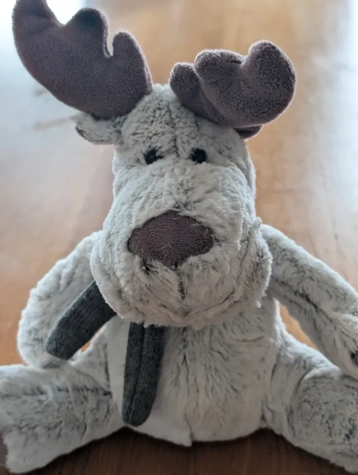 Peluche Renne toute douce 30cm - photo numéro 2