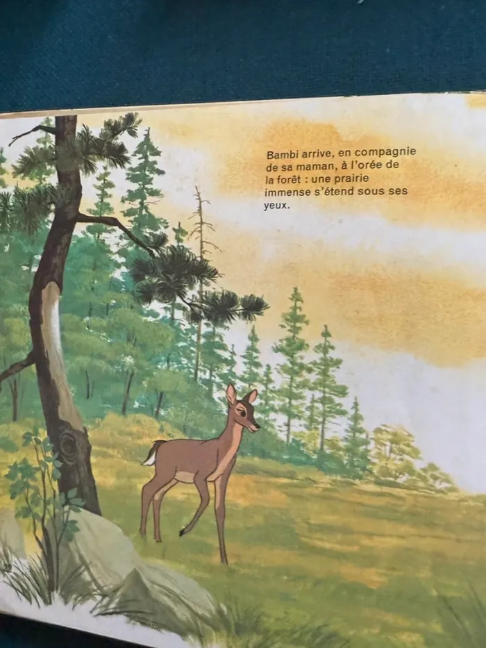 Livre ancien deux coqs d’or Bambi Walt Disney Les mille parfums album extraordinaire - photo numéro 10
