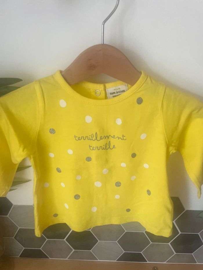 Lot de 3 t-shirt ML 6 mois (68 cm) - photo numéro 14