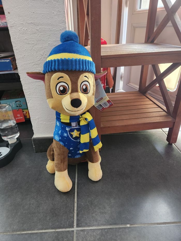 Grande peluche Chase pat patrouille