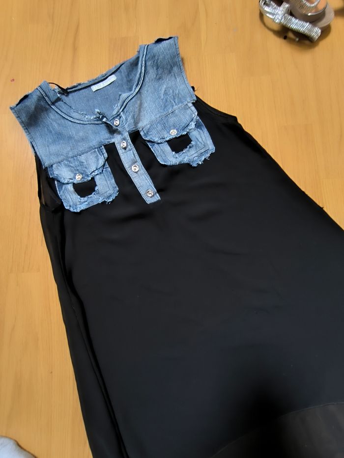 Haut long effet jean - photo numéro 2