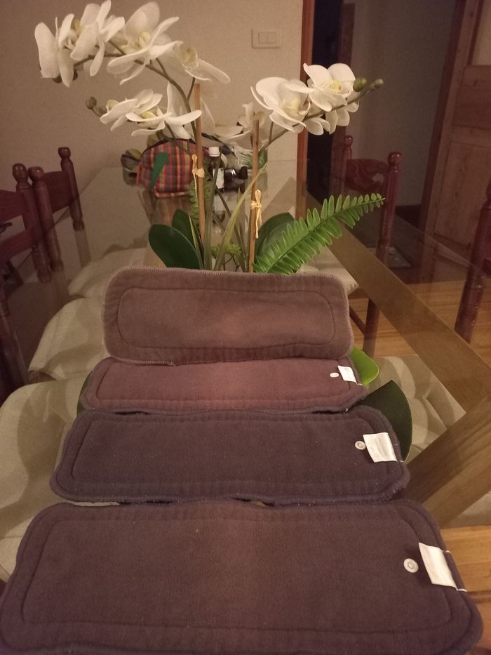 4 Inserts Bambou Épaisses couches lavables taille unique B'bies universelles - photo numéro 2