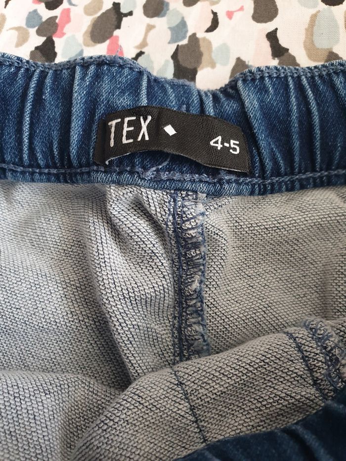 Jeans épais souple taille élastique tex 4 ans - photo numéro 5