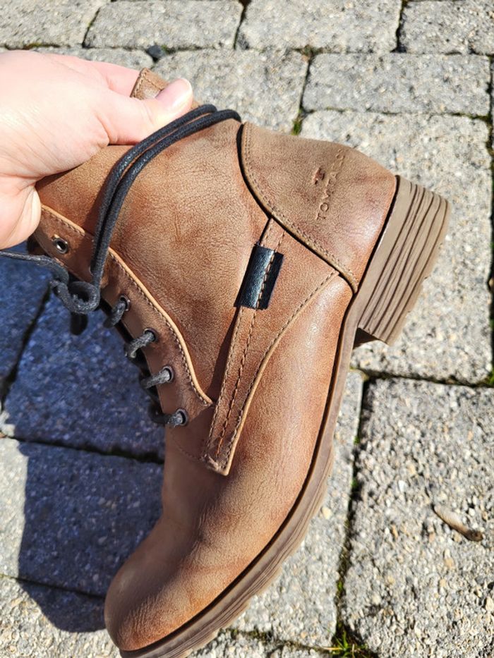 Bottines marron léopard Tom Tailor T39 - photo numéro 8