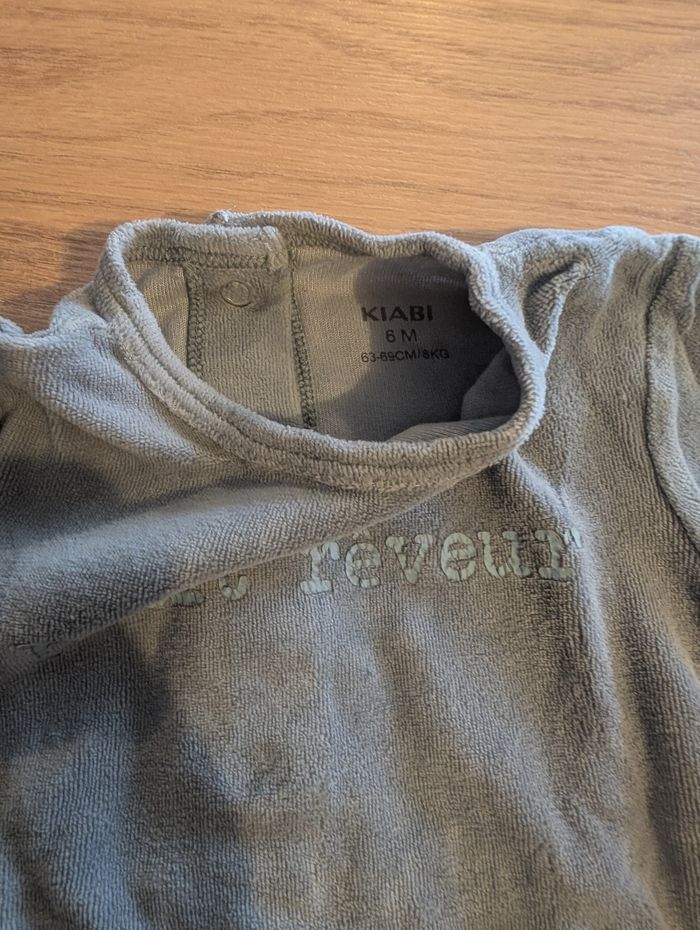 Pyjamas Kiabi 6 mois "petit rêveur" - photo numéro 3