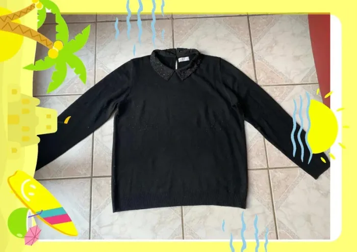 Pull à col papaya 44 - photo numéro 2