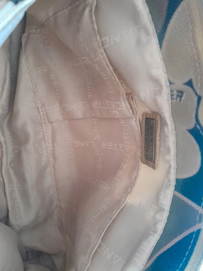 Très beau sac en cuir a motifs vintage Lancaster - photo numéro 10