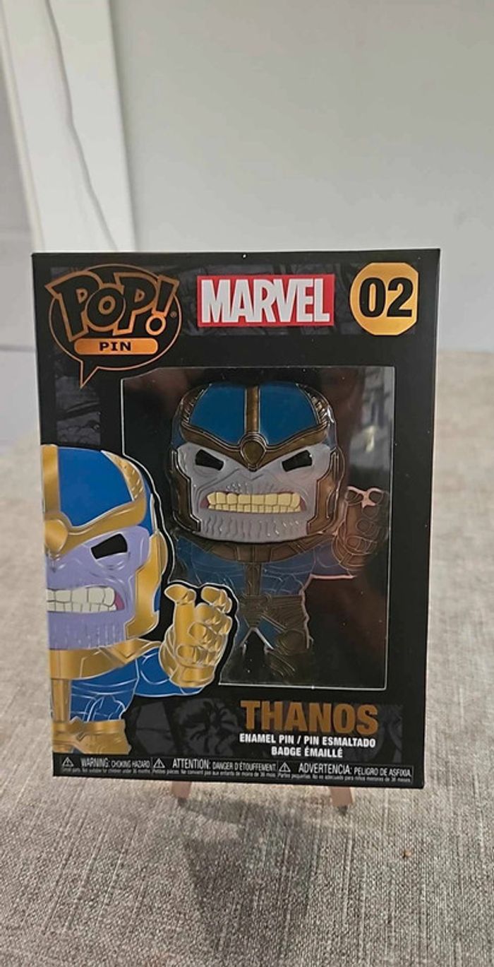 Funko pop pin 02 thanos
