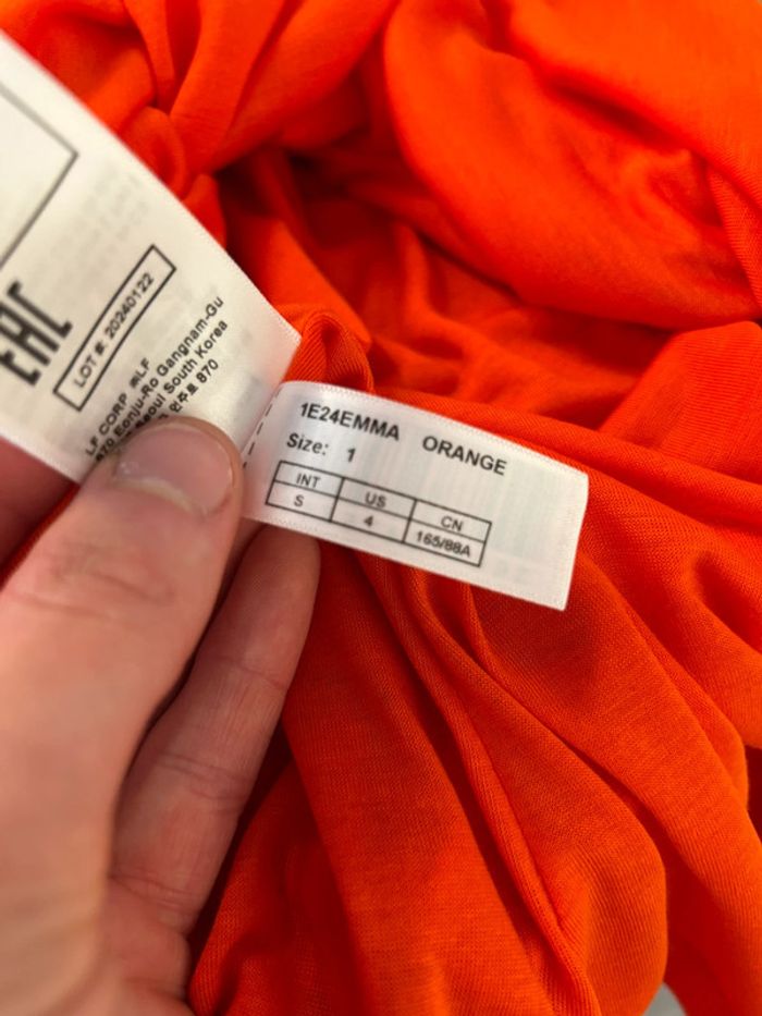 Robe d’été Ba&sh orange T1 / S neuve - photo numéro 9