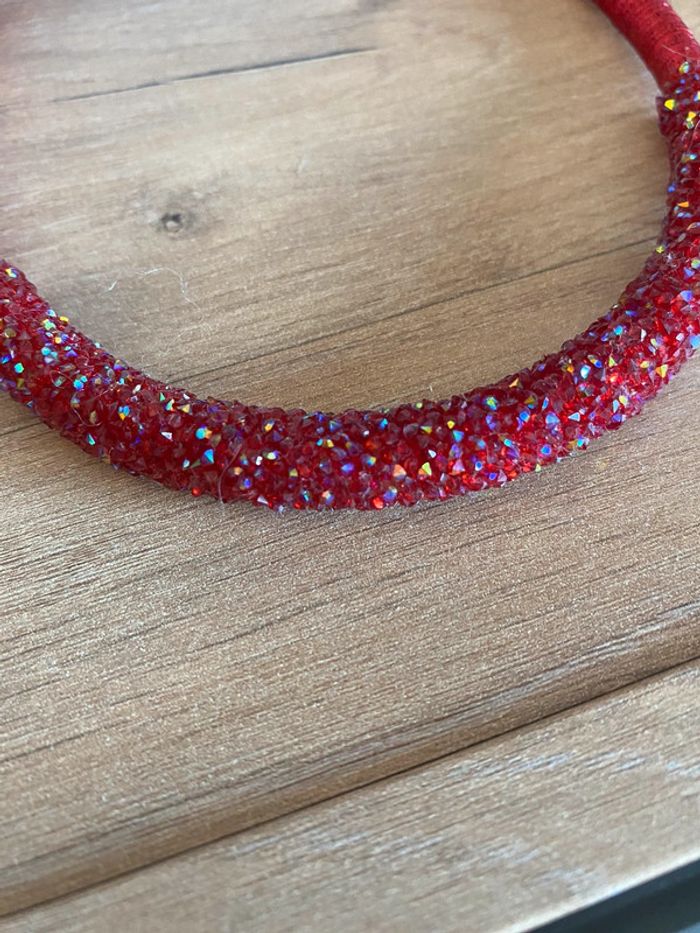 Collier Rouge Ras de cou - photo numéro 2