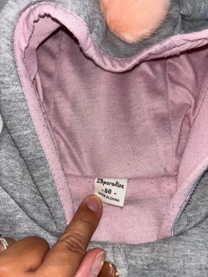Manteau à capuche pour petite fille - photo numéro 4