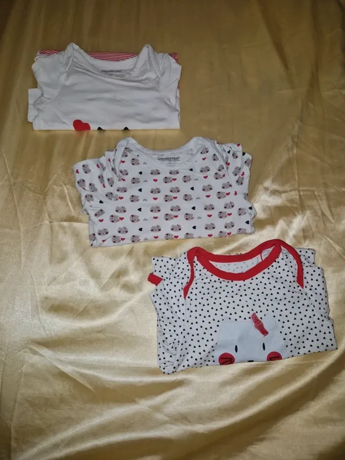 Lot bodies manches longues