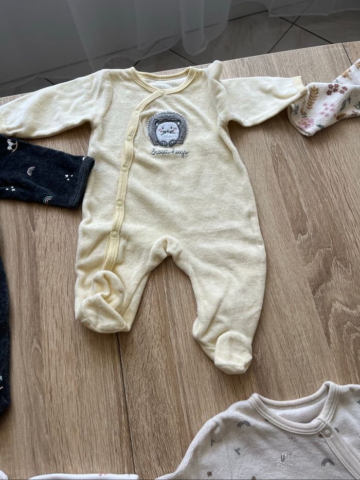 Lot de 6 pyjama bébé fille 1 mois - photo numéro 5