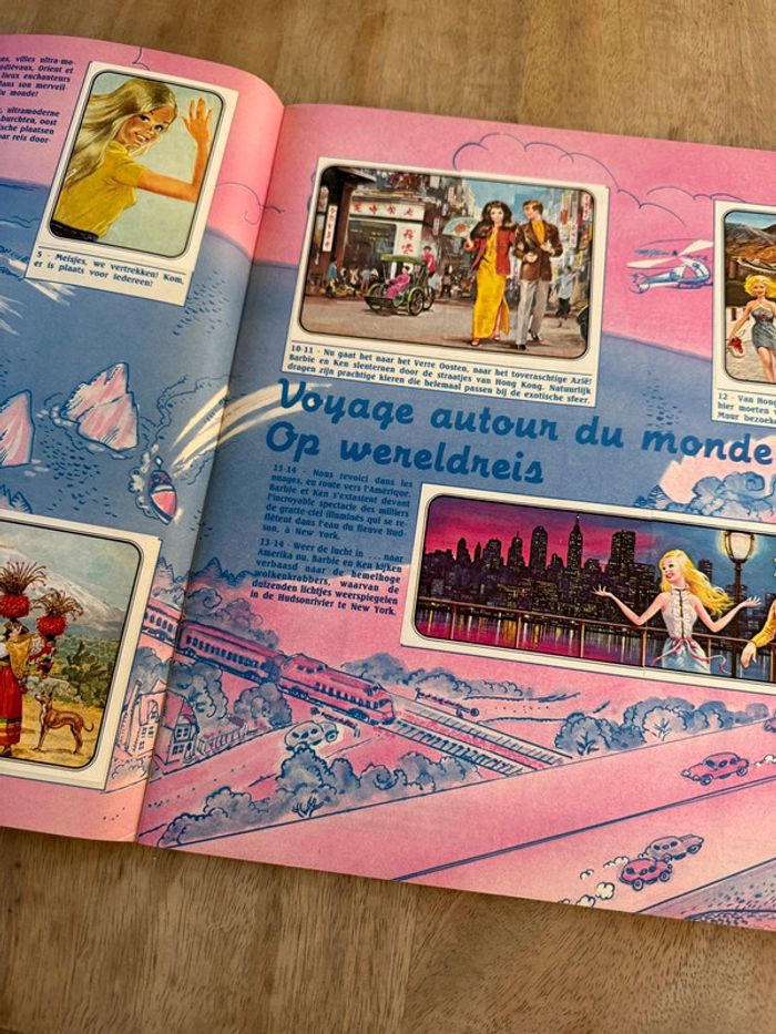 Album Panini ancien vintage complet Barbie Poupée Un monde en rose - photo numéro 5
