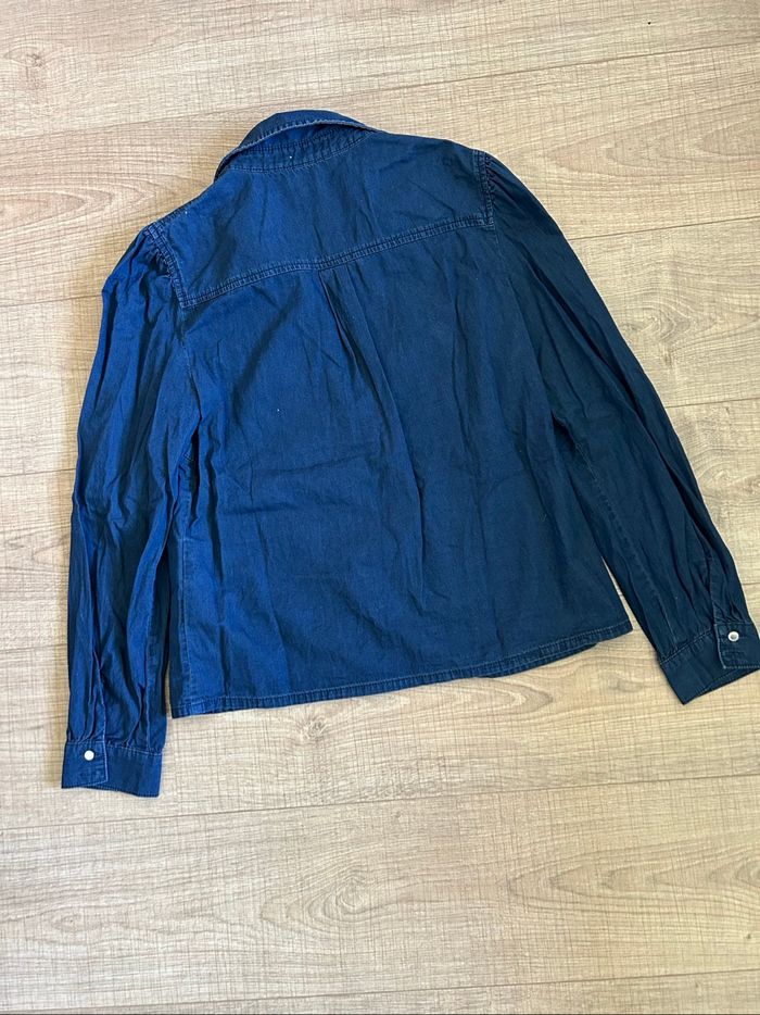 Chemise bleue marine à manches longues Morgan taille 40 TBE - photo numéro 8
