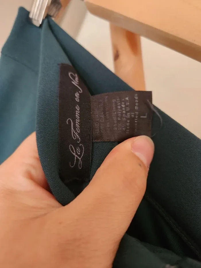 Pantalon palazzo vert lfen micheline pitt - photo numéro 5